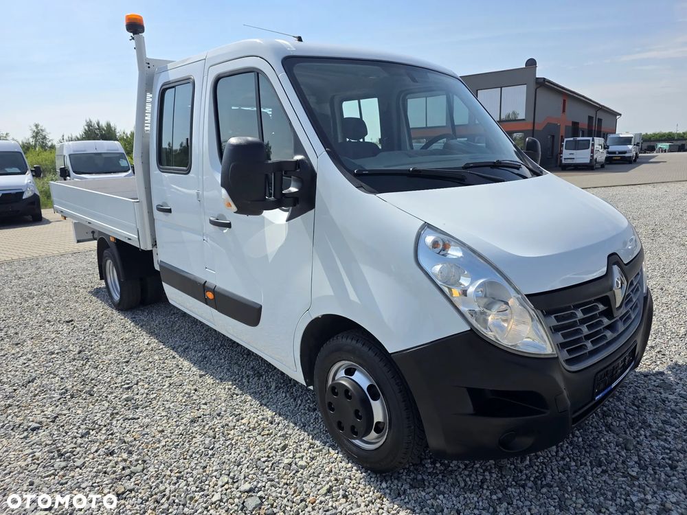 Renault MASTER 2,3 DCI 163 KONNA DOKA BRYGADÓWKA 7 OSOBOWA 3,3M SKRZYNIA KLIMA WEBASTO GWARANCJA BLIŻNIAKI DO 3,5T - 7