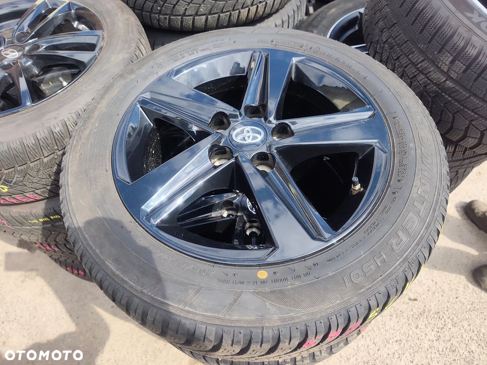 5x114,3 Felgi Aluminiowe Alufelgi Oryginalne Czarne 5x114 Koła Zimowe Zima 16 SUZUKI TOYOTA Avensis T25 T27 Corolla Auris Yaris Cross Camry RAV4 Verso LEXUS Legnica ALU-RAD 205/55 7,5mm - 1