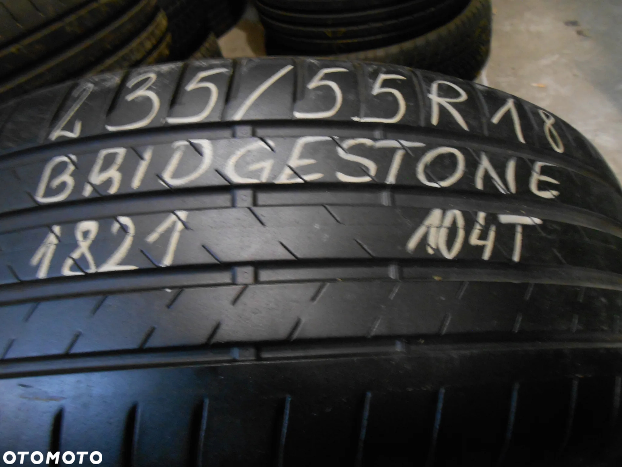 OPONY 235/55R18 BRIDGESTONE TURANZA T005 DOT 3022 / 1821 7.1MM - 2