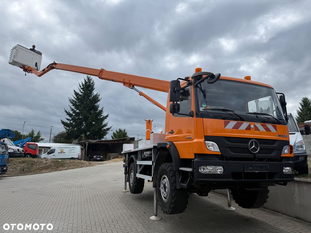Mercedes-Benz 922 Podnośnik Koszowy Zwyżka Blokady Mostu !!! 4x4 Palfinger P180 Izolowany Kosz UDT Pilot jak Wumag Ruthmann Gsr - 2
