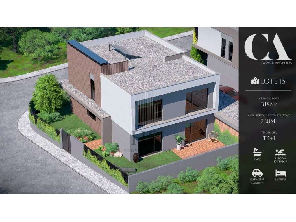Lote com Projeto para construção de Moradia T4 com Piscina | Cascais - Grande imagem: 4/10