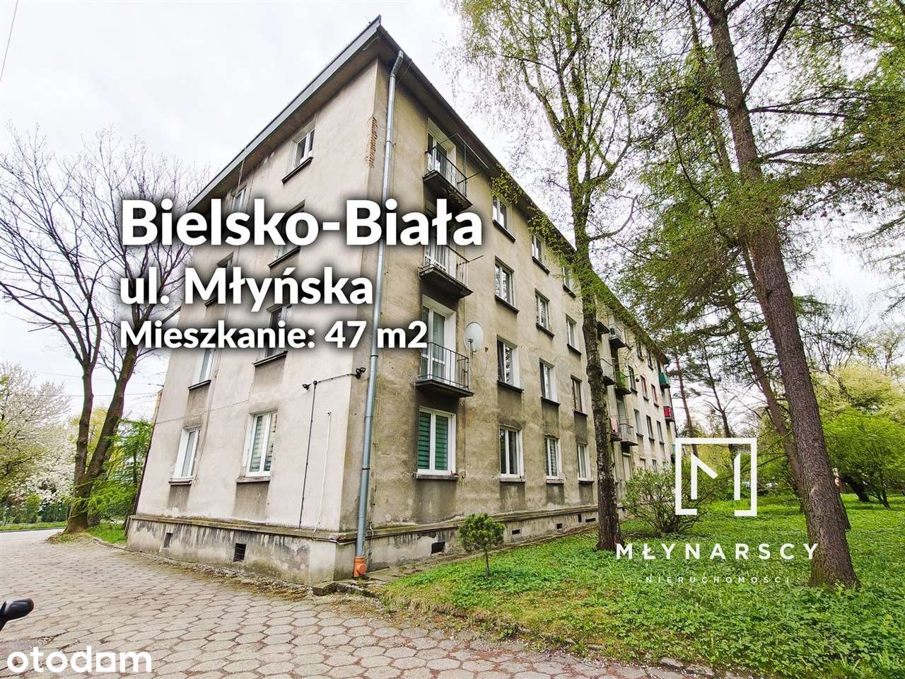 2 pok do remontu | zieleń za oknem | balkon