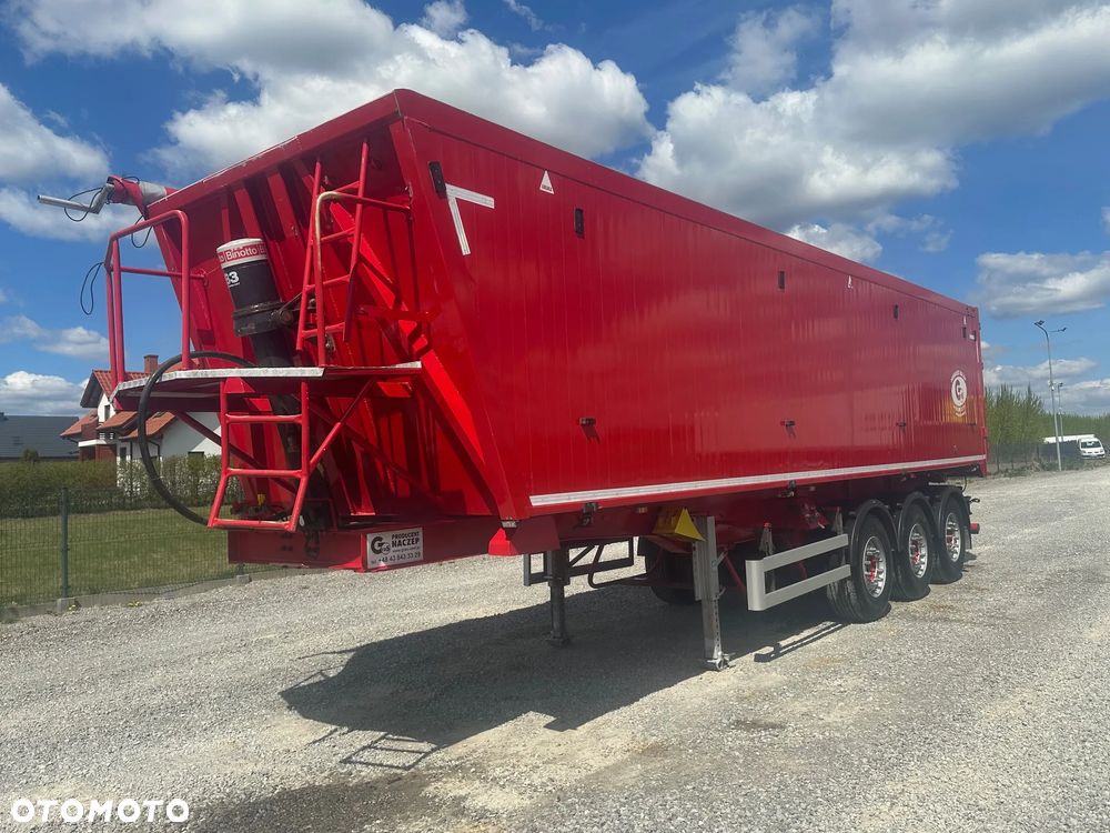 Gras NACZEPA / WYWROTKA / 45M3 / KLAPO- DRZWI / 5980 KG!!! - 2
