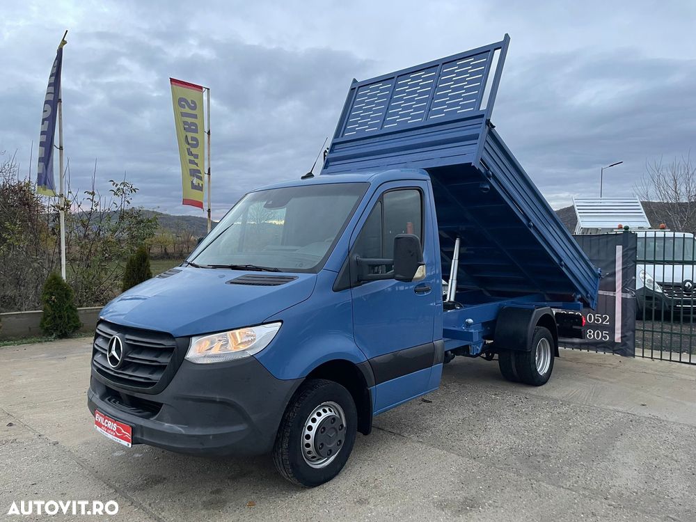 Mercedes-Benz Sprinter BASCULABIL AXA DUBLA SPATE Bena 3.8 m - 6