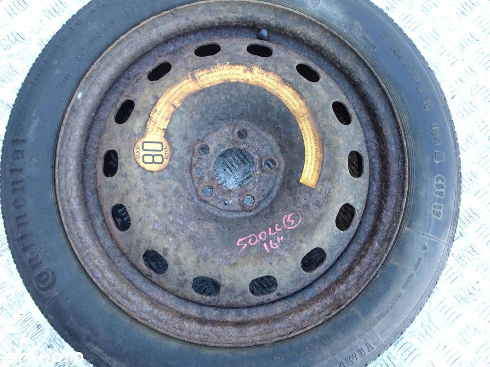 koło dojazdowe fiat 500l 16" 5x98 - 5