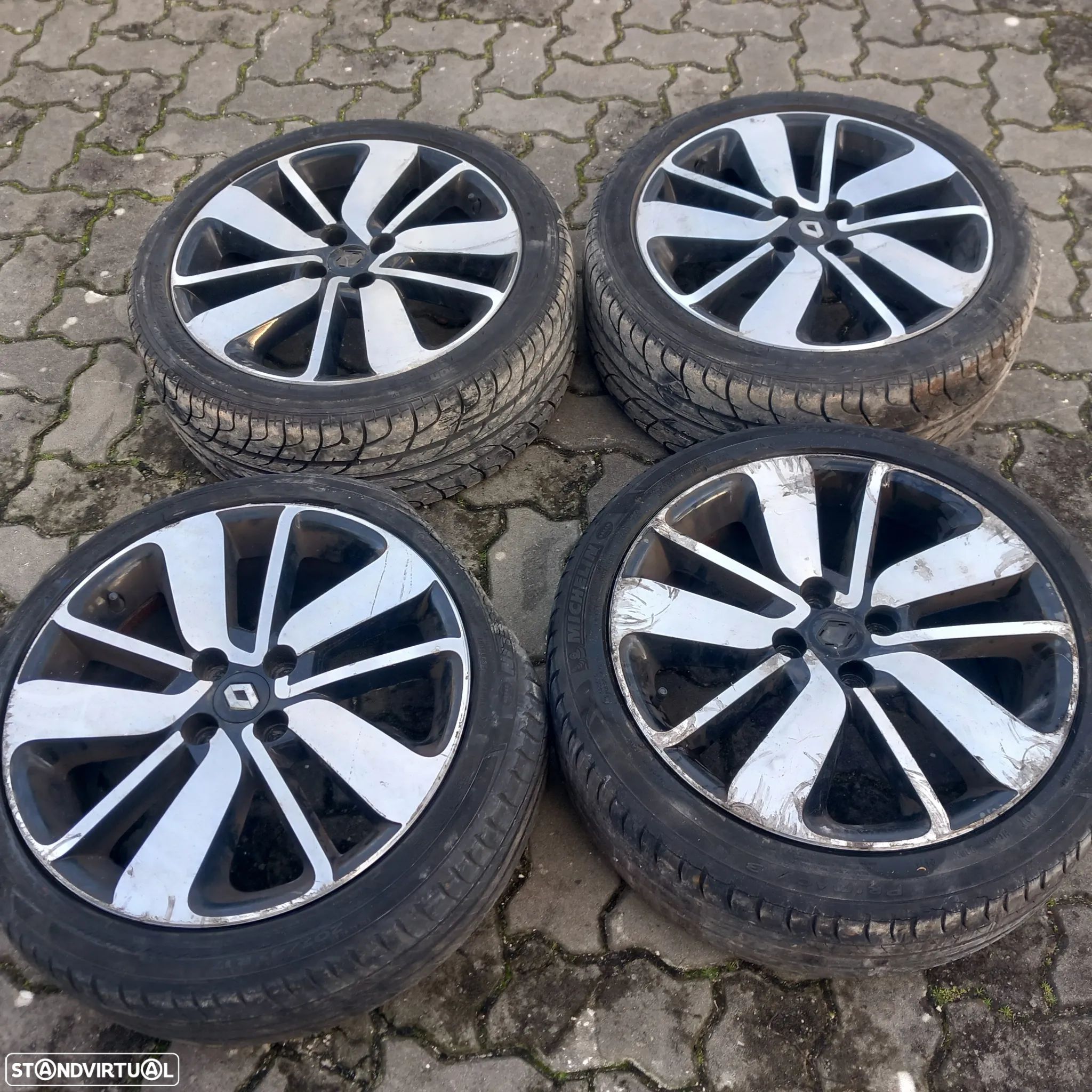 Jantes 17 renault clio 4 com pneus 205 45 r17 - 1