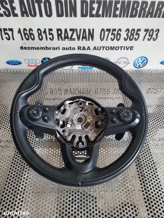 Volan Din Piele Cu Comenzi Si Padele Mini Cooper One Clubman Countryman S F54 F55 F56 F60 - 1