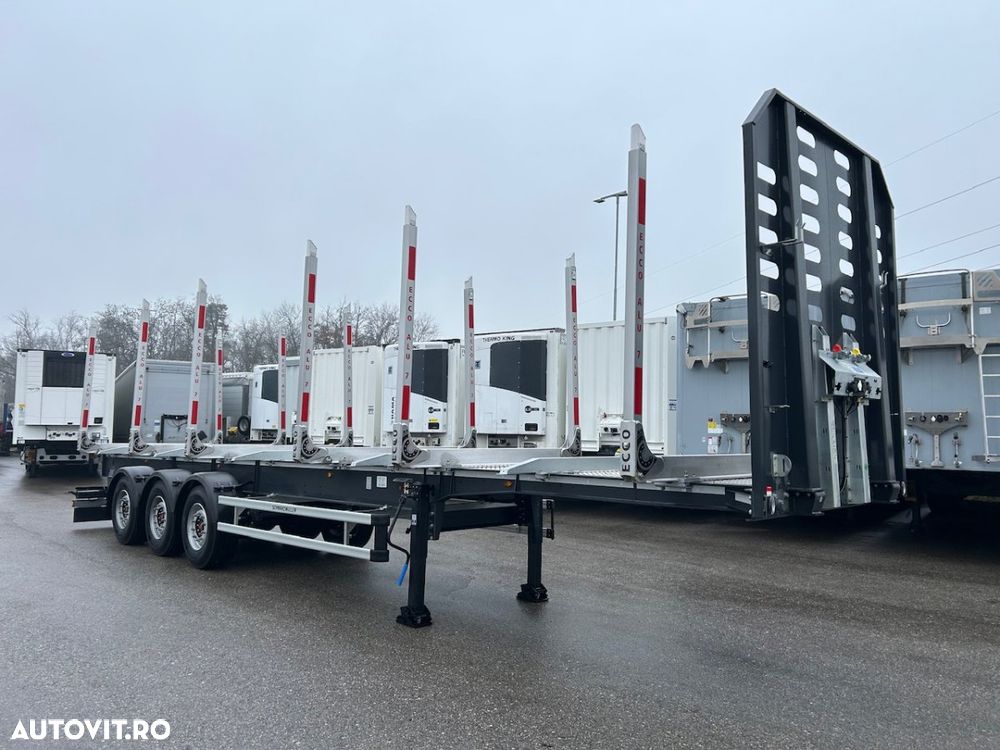 Schwarzmuller Transport busteni, axa liftanta, Axe SAF, 6 perechi racoante, factura externa - 3