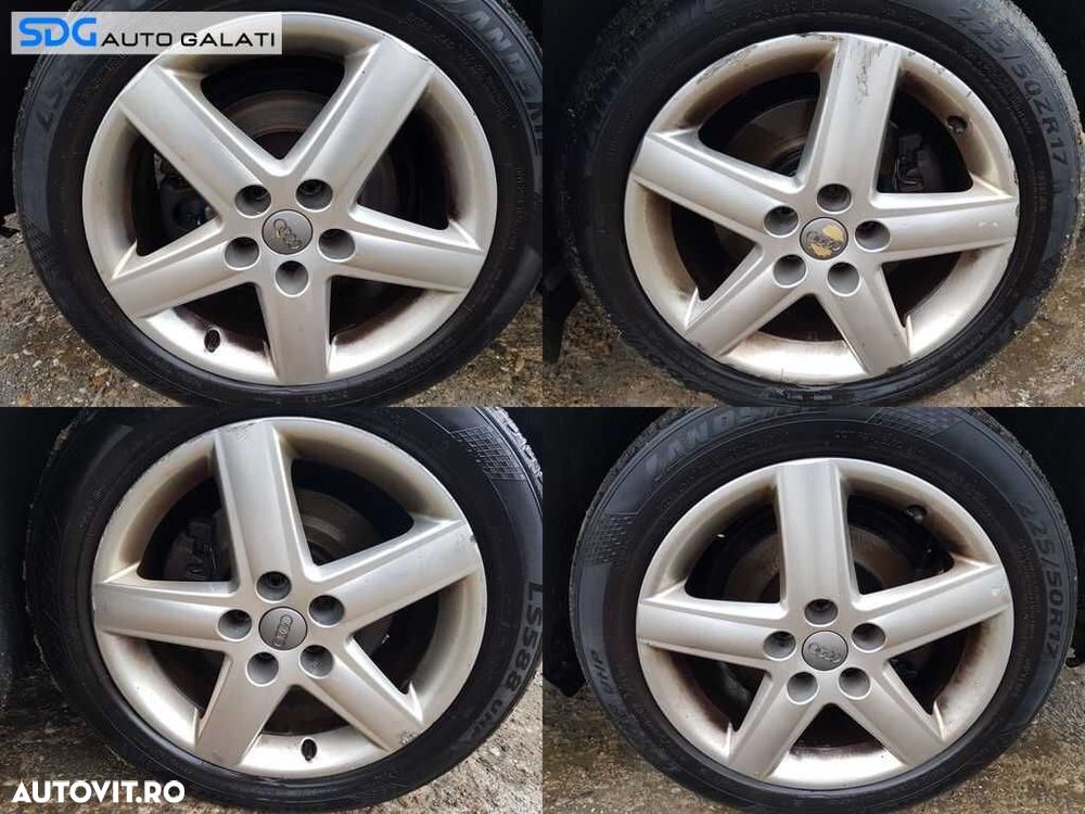 Set 4 Jante Aliaj 5x112 225 50 R17 17 7,5Jx17H2 ET45 VW Golf 6 2008 - 2014 Cod 4F0601025AF - 1