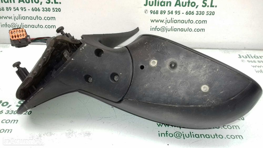 ESPELHO RETROVISOR DIREITO PEUGEOT 206 SW 2003 -96480957XT - 2