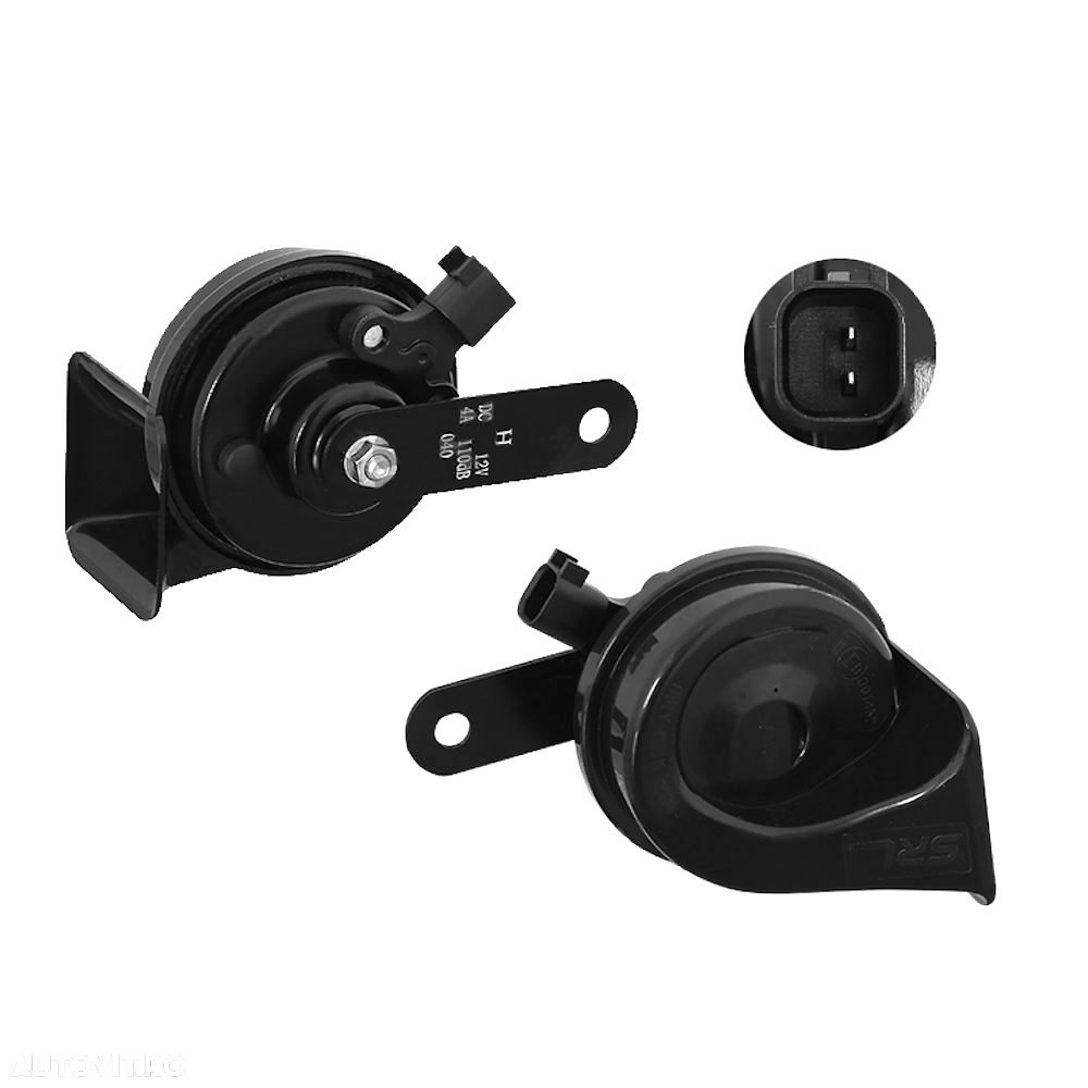 Claxon goarna SRLine Polonia pentru FIAT, FORD, NISSAN, OPEL, CHEVROLET; 12V/510Hz, 1 buc. - 1
