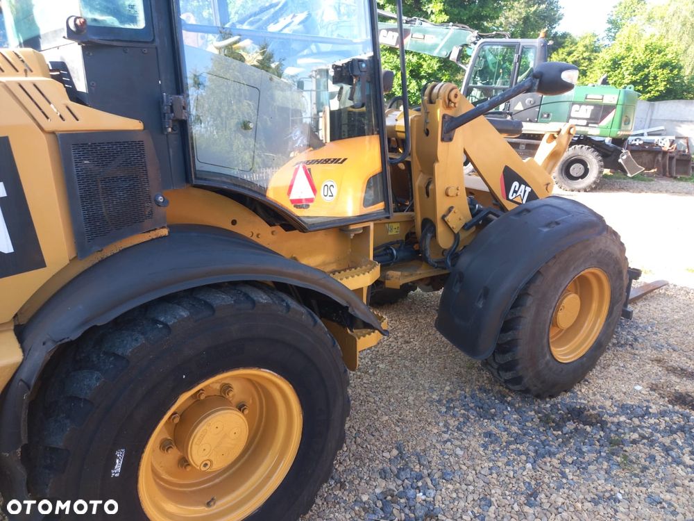 Caterpillar CAT 908H 4x4 z niemiec 2011r szufla widły szybkozłacze - 6