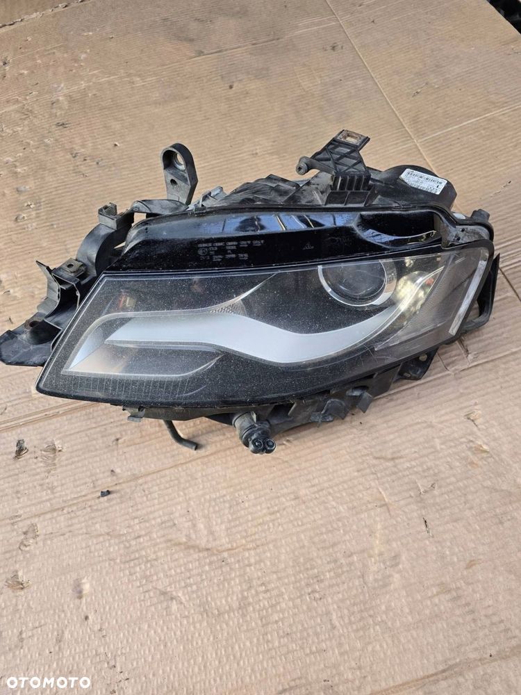 lampa przednia lewa bi xenon audi a4 b8 8k0941003c kompletna - 1