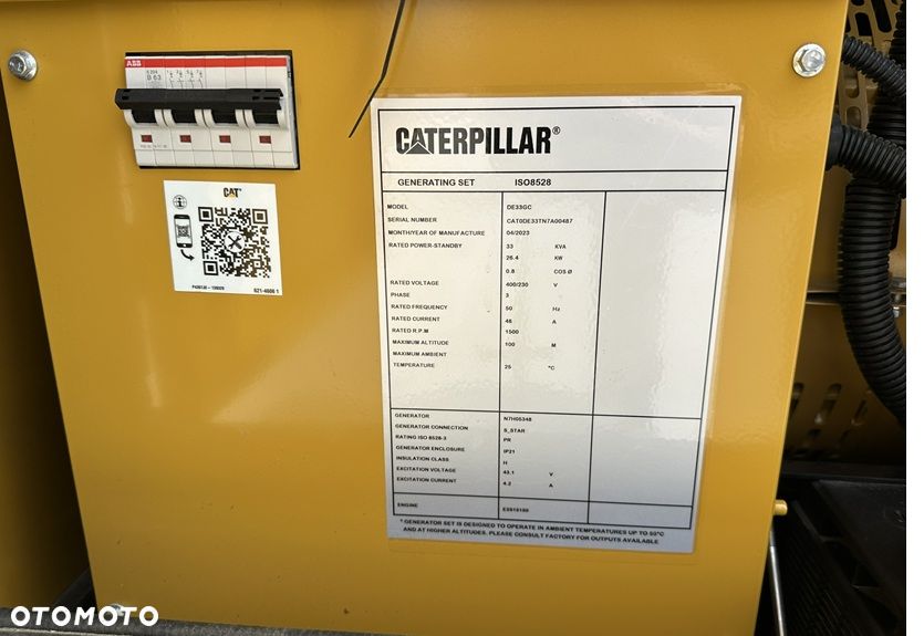 Caterpillar DE33GC * FABRYCZNIE NOWY * MOC 33kW * A2-BUD * - 16