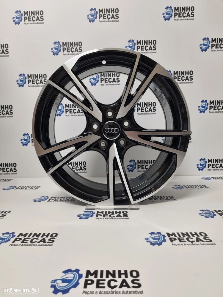 Jantes Audi A5 S5 em 18 Preto Polido (5x112) - 8