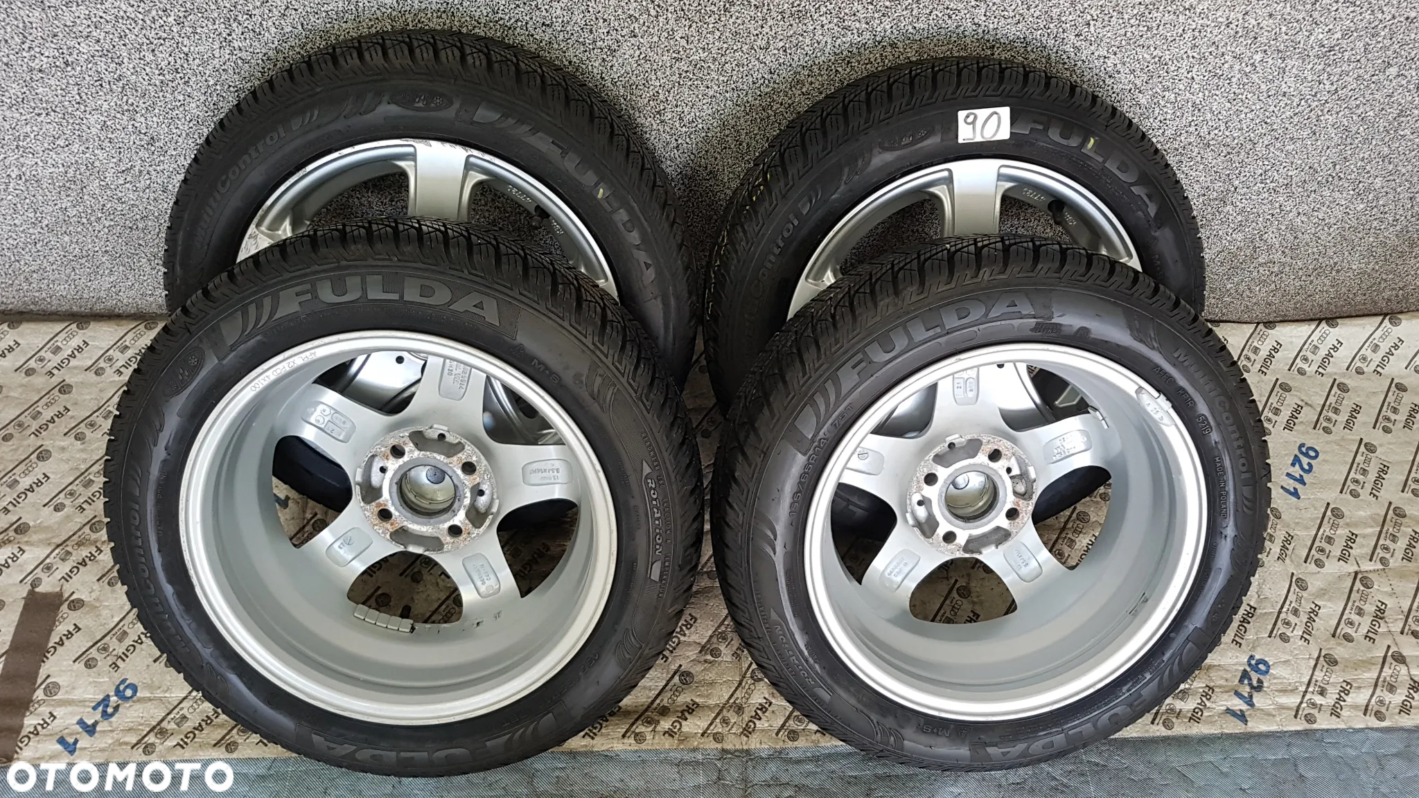 KOŁA CAŁOROCZNE CITROEN C1 TOYOTA AYGO PEUGOT 1008 4X100 155/65R14 5,5JX14 ET35 - 21