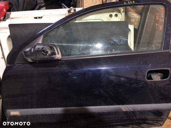 Drzwi przód przednie lewe prawe Opel Astra G 3D Z21A