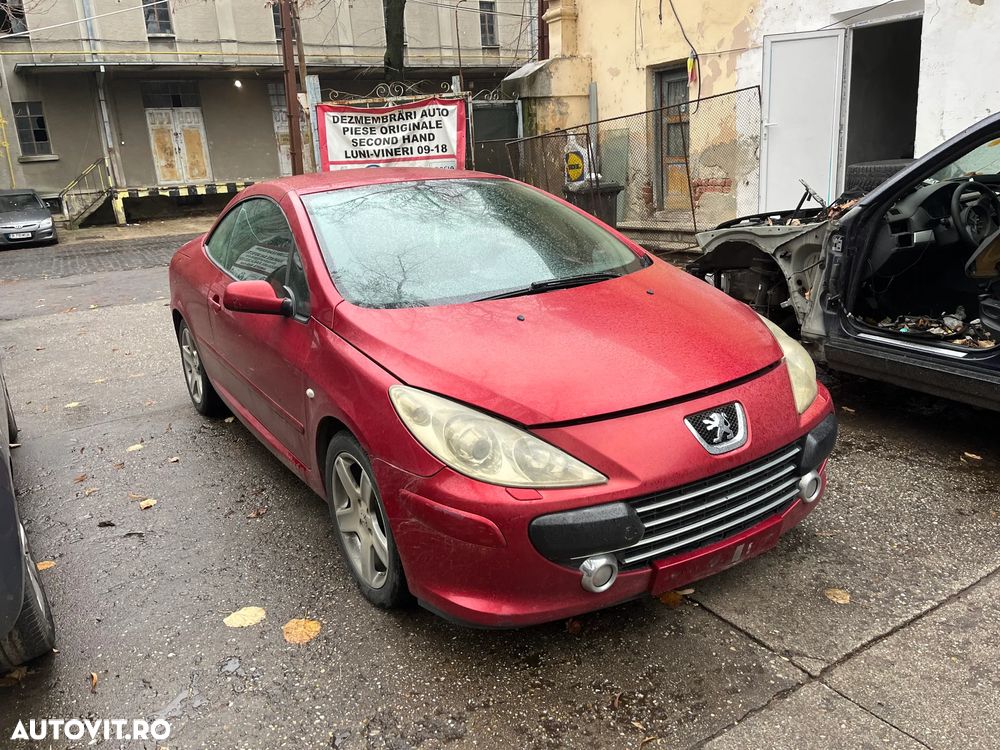 Bara fata Peugeot 307 CC cabrio facelift visiniu 2006 - 14