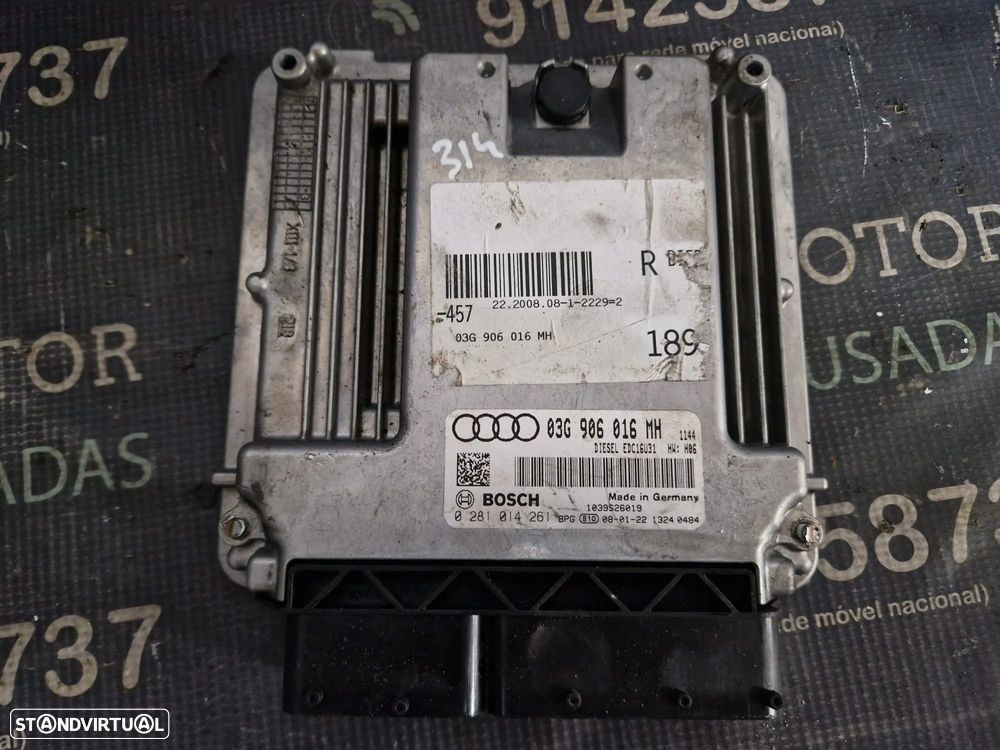 Centralina usada BOSCH 03G 906 016 MH AUDI A6 C6 2.0 TDI 140CV - 1