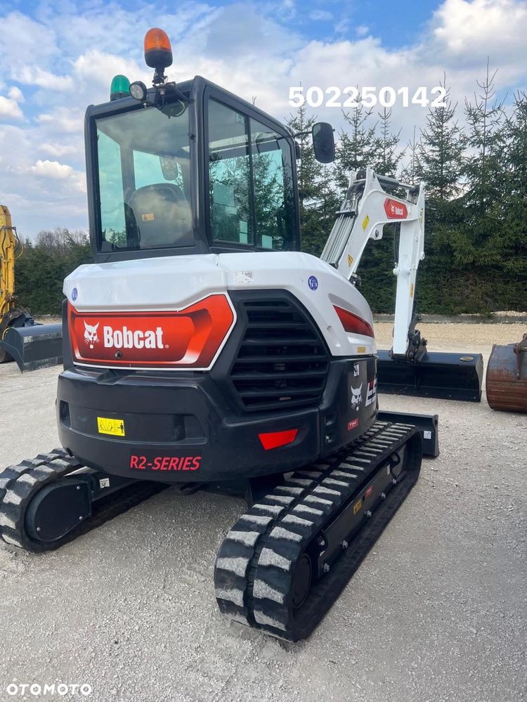 Bobcat Minikoparka Bobcat e50Z 5ton e55 e60 Cat 303.5 304  305 3xłyżki Ramię LOONG dodatkowe linie hydr wyjścia AUX1 + 2 przeciw waga MAX-dociążenie gąsienice 85% od nowości 1 właściciel z Niemiec Auto IDLEE po serwisie Widły wiertnica grabie i inne za dopłatą Szybkozłącze hydr Miller łyżka przedsiębierna Pług  Kubota Takeuchi Jcb - 36
