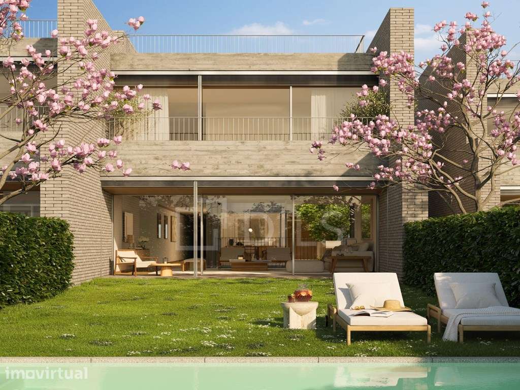 Moradia T4+1 com jardim em novo condomínio fechado na Foz Velha - Grande imagem: 5/43