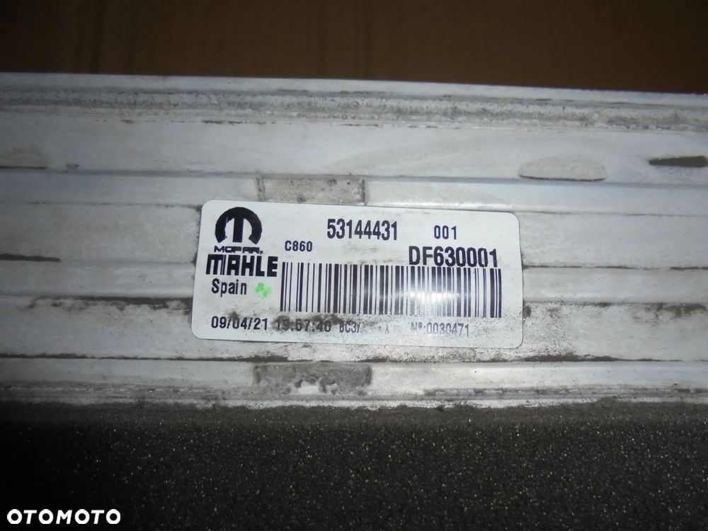 CHŁODNICA INTERCOOLERA OE 53144431 Ducato Boxer Jumper 2014- - 2