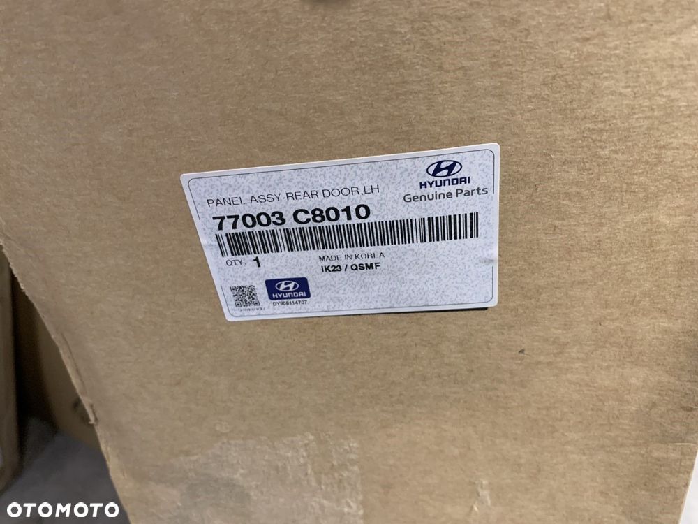 NOWE ORYGINALNE  DRZWI NA LISTWE PRAWE TYLNE PRAWA TYŁ  HYUNDAI I20 II 2 12-19 77003-C8010 - 5