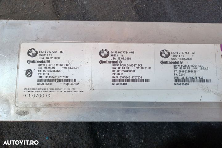 Modul Bluetooth 9177754 9177754 02 9177754 9177754 02 BMW X5 E70 [200 - 4