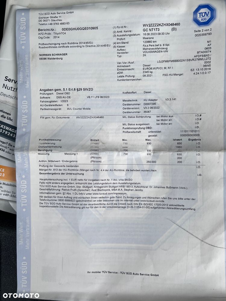 Volkswagen Caddy Maxi 2.0 TDI Trendline Mixt - 14