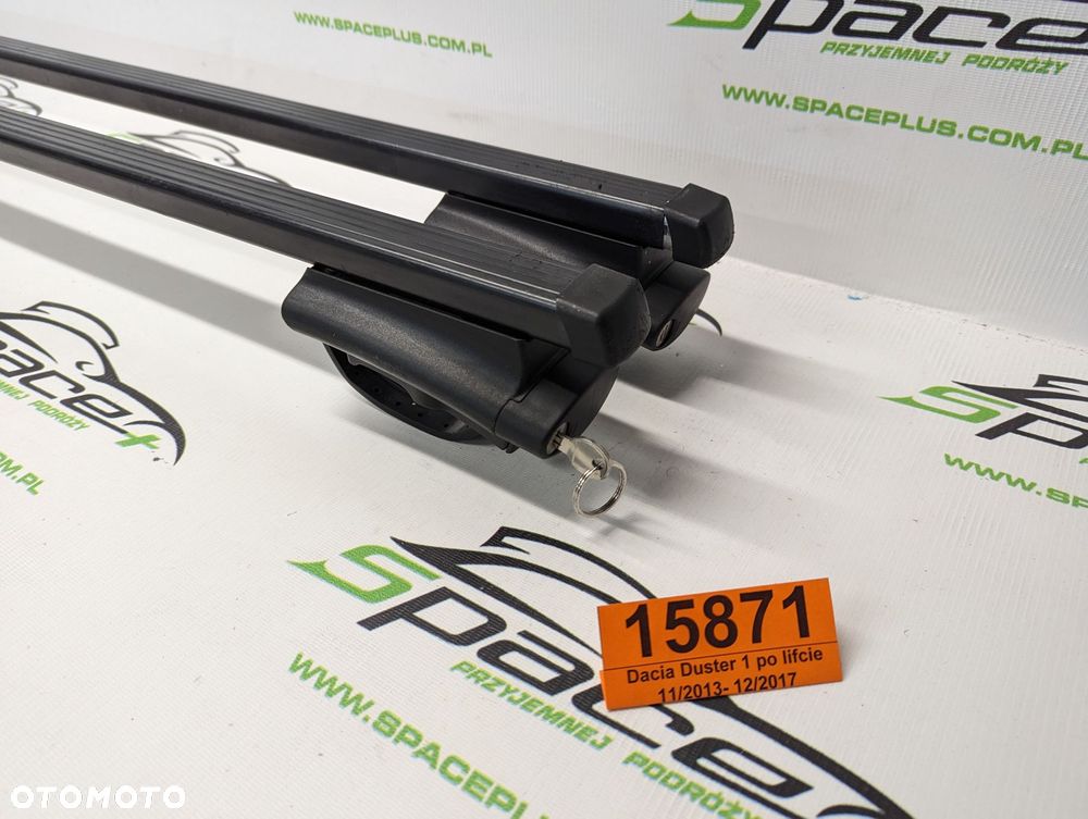 Bagażnik dachowy bazowy belki poprzeczki Dacia Duster 1 po lifcie 11/2013- 12/2017 - 1