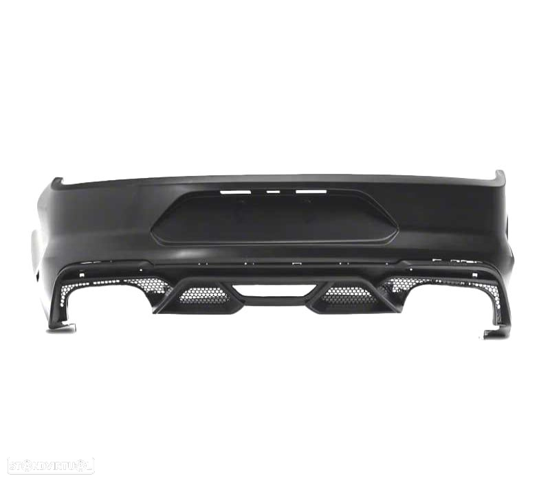 PARA-CHOQUES TRASEIRO FORD MUSTANG 15-20 LOOK GT500 PRETO - 3