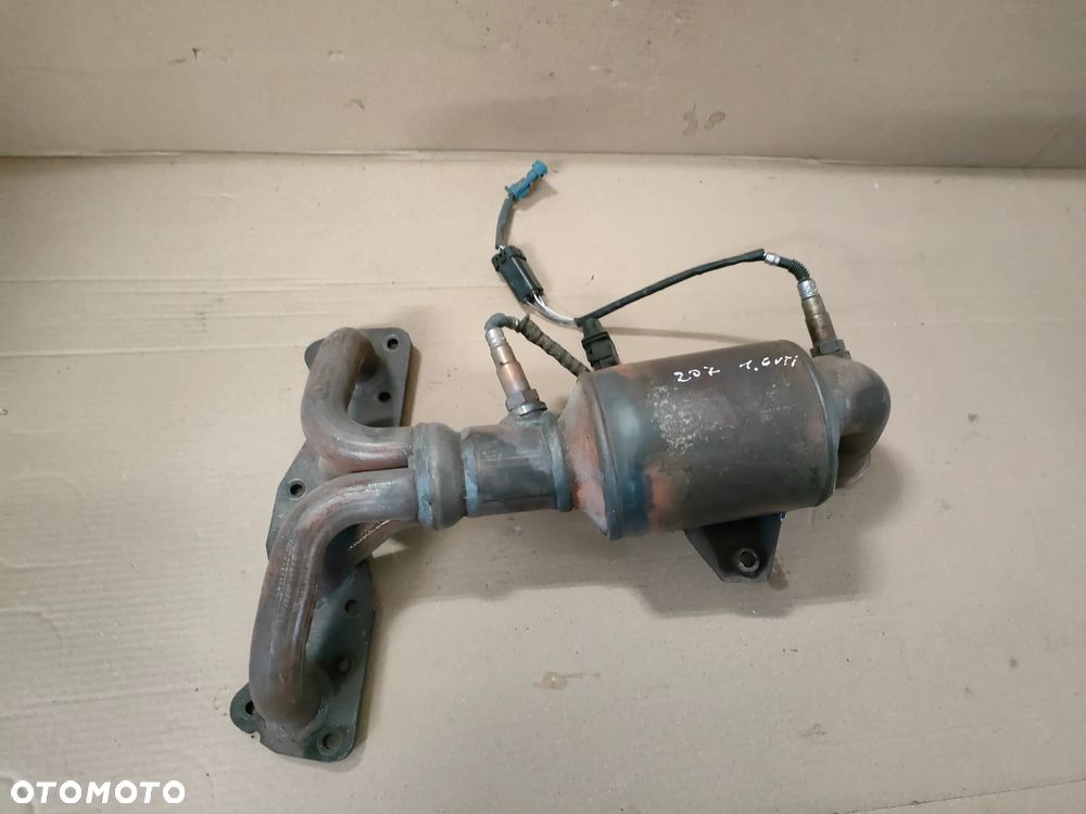 PEUGEOT 207 06- 1.6 VTI KOLEKTOR WYDECHOWY KATALIZATOR - 2