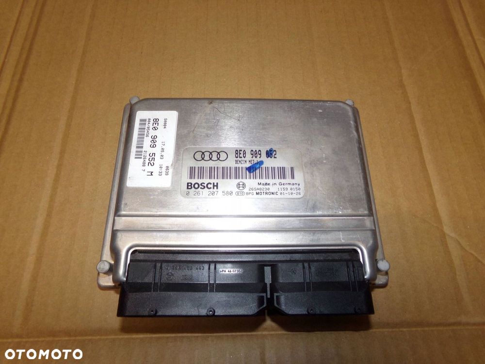 KOMPUTER STEROWNIK 0261207580 AUDI A4 B6 2.4 V6 - 1