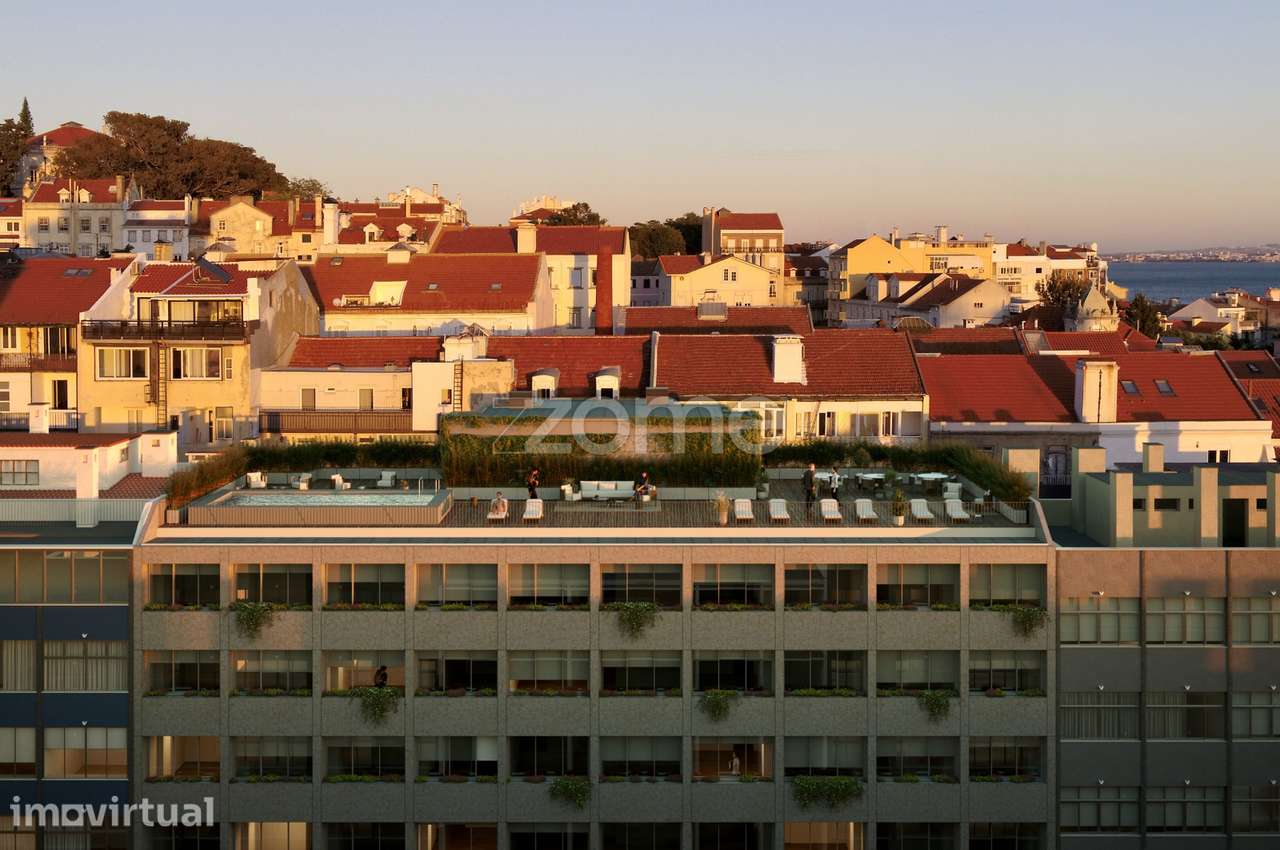 Apartamento NovoT3, beira-rio, terraço, vistas magnificas sobre o T... - Grande imagem: 5/15