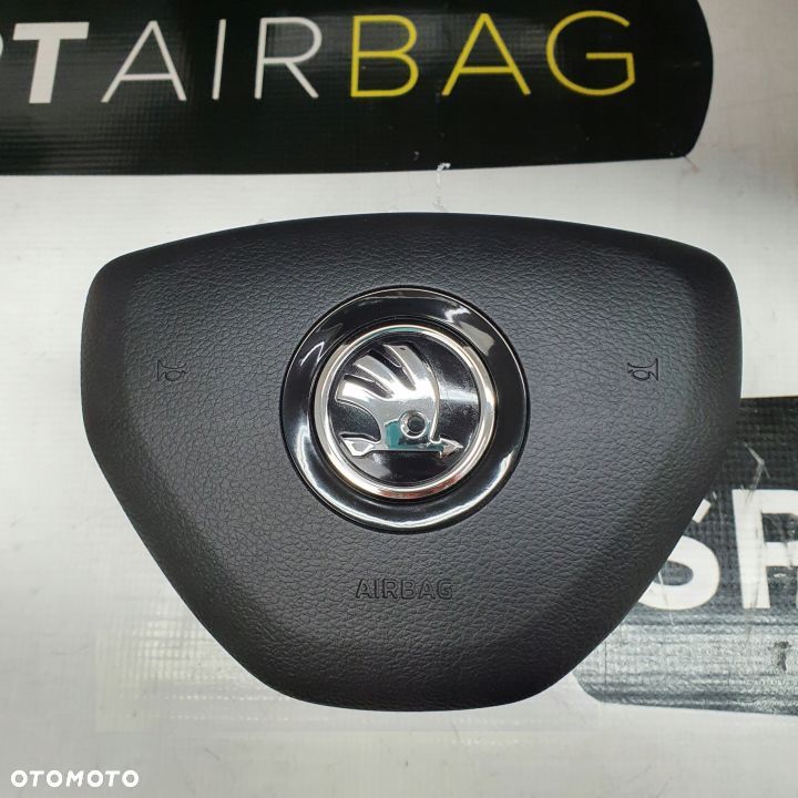 SKODA OCTAVIA III 3 5E0 LIFT BRĄZ DESKA ROZDZIELCZA KONSOLA KOKPIT PULPIT PODUSZKI AIRBAG AIR BAG PASY KIT SET - 6