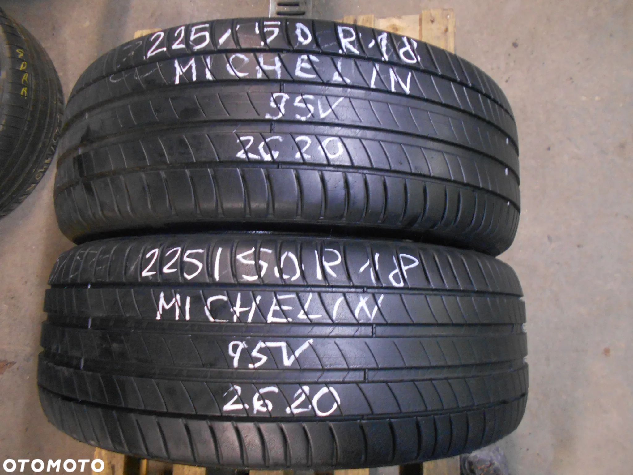 OPONY  225/50R18 MICHELIN PRIMACY 3 DOT 2620 7.2MM - 1