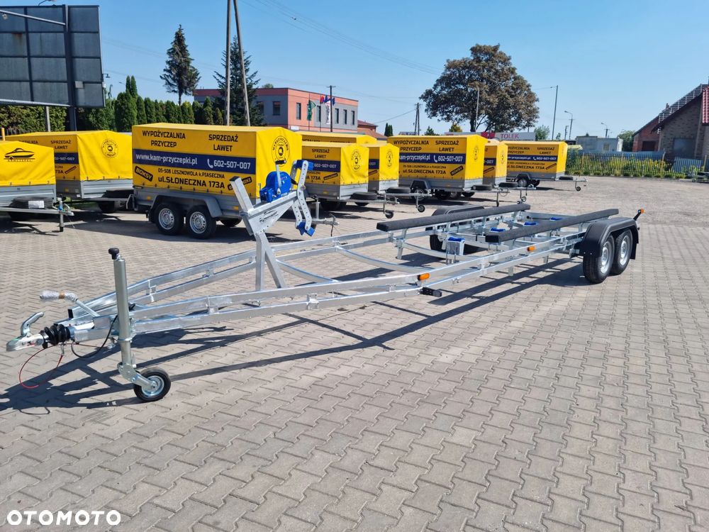 Inny Przyczepa podłodziowa do łodzi  8.5 m łodzi od KamCzepka  DMC do 2700 kg od ręki PRODUCENT - 2