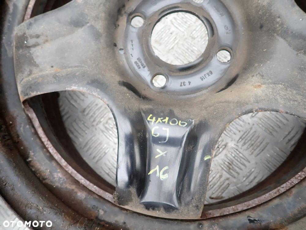FELGI STALOWE DACIA  6JX16  ET 37  4X100  403001040R  2160730 MOŻLIWOŚĆ WYSYŁKI 790-336-738 516-947-533 - 5