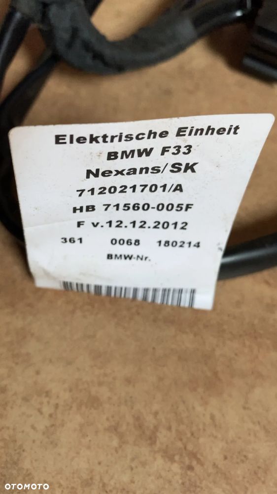 BMW 4 F33 M4 F83 POMPA ZESPÓŁ HYDRAULICZNY DACHU SILNIK 7344440 - 5