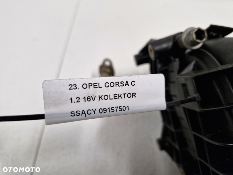 opel corsa 3 iii c 1.2 16v b kolektor ssący 09157501 0280600015 - 6