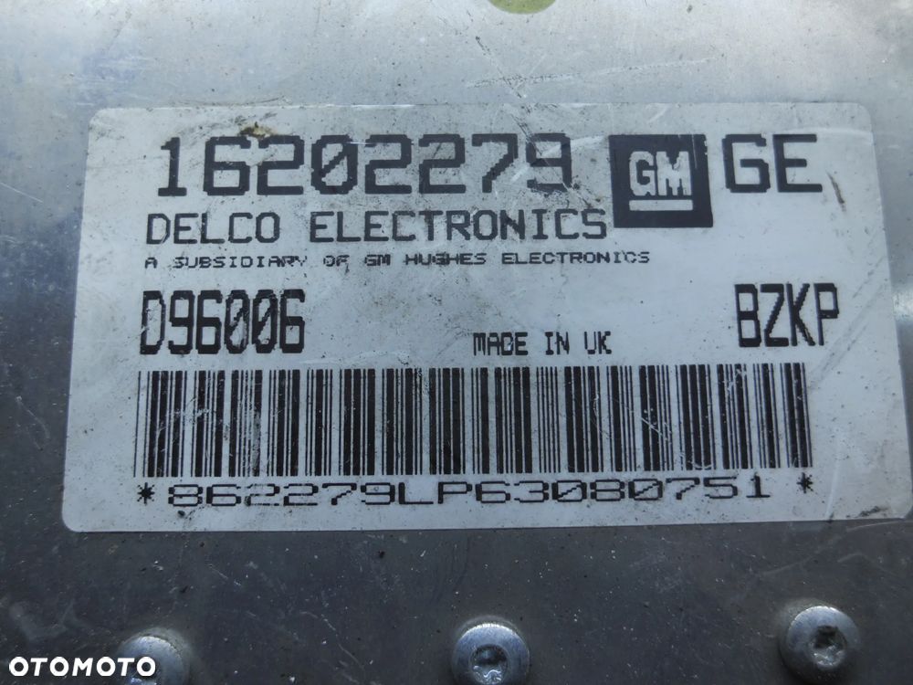 OPEL CORSA B STEROWNIK SILNIKA 16202279GE - 2