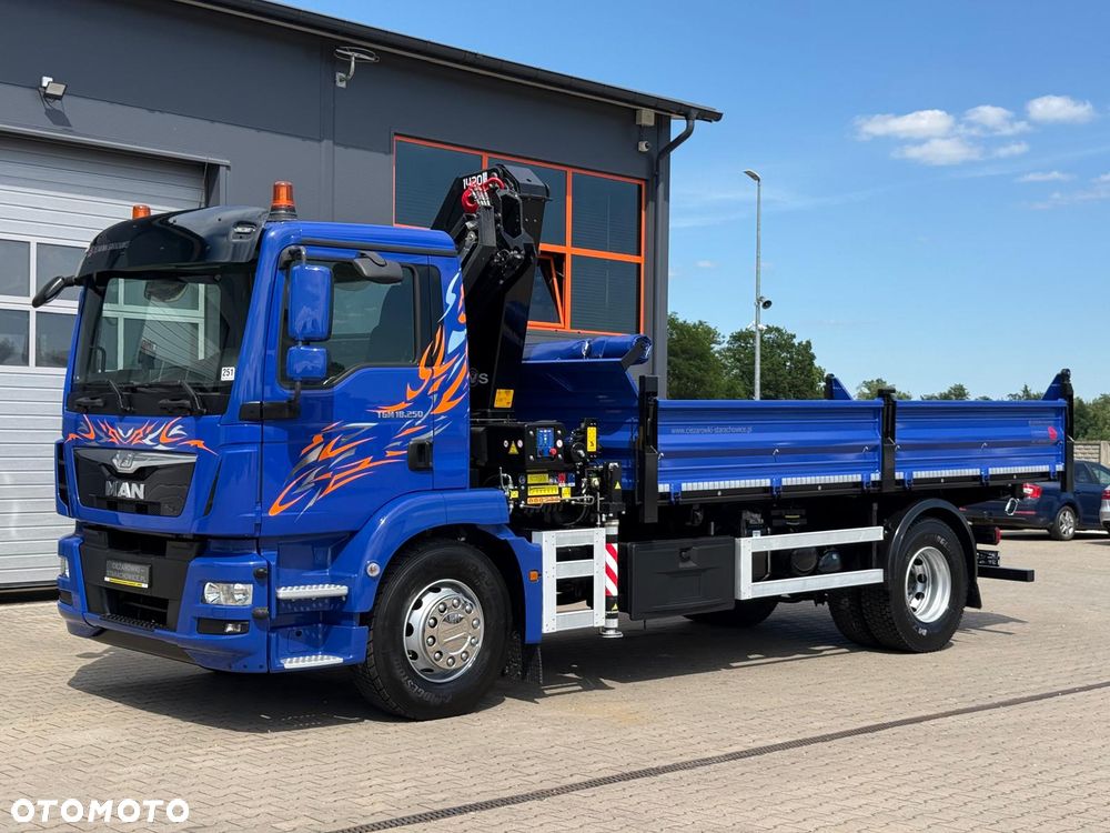 MAN TGM TGL TGS 18.250 // E6 // wywrotka + HDS HMF z pilotem // 4x2 // budowlanka // kiper wywrot żuraw dzwig kran crane - 20