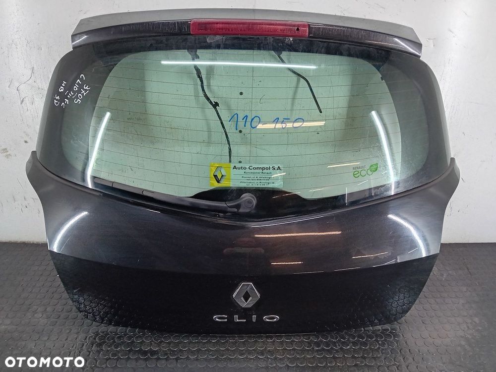 KLAPA BAGAŻNIKA RENAULT CLIO III FL NV676 HATCHBACK 5 DRZWI - 1