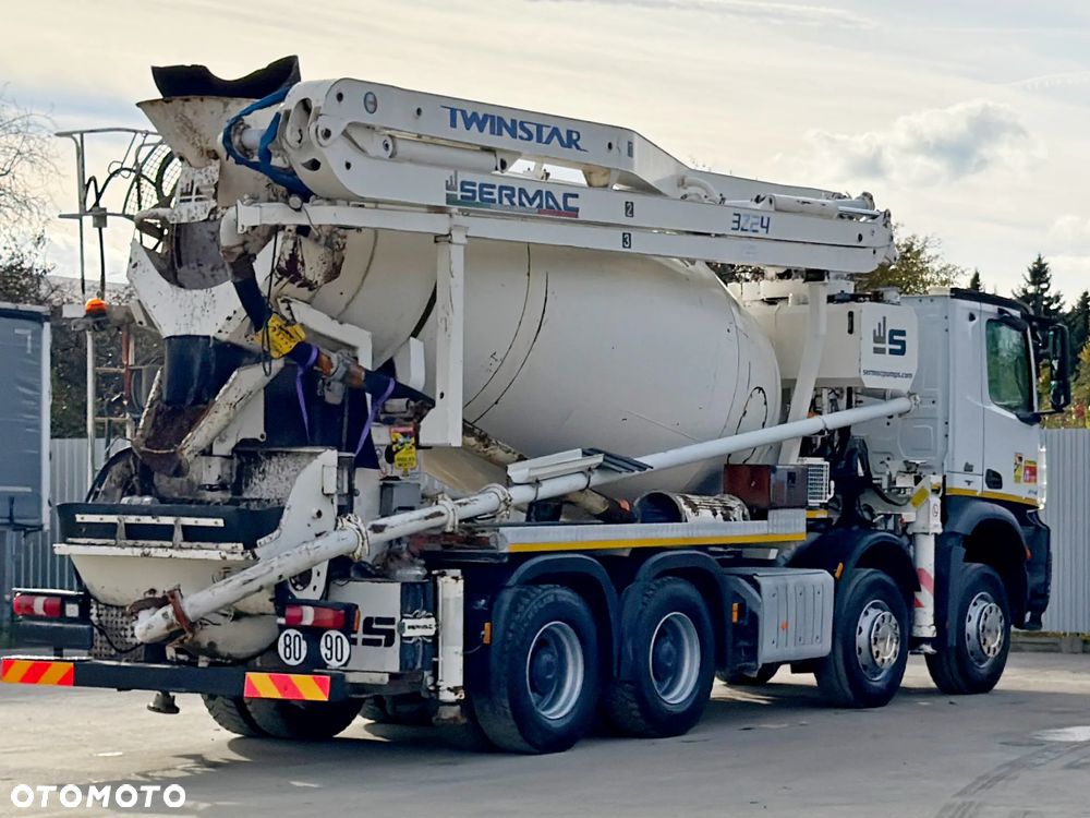 Mercedes-Benz ROCS 3743 * POMPA DO BETONU 25 m + PILOT * STAN BDB / 8x4 - 8