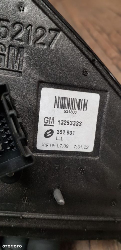 Oryginalne lusterko lewe Opel Vectra C 13253333 - 8