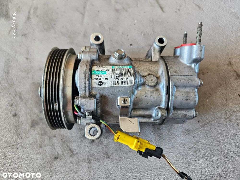 Sprężarka pompa kompresor klimatyzacji MINI COOPER One R55 R56 R57 1,6 2,0 D 9213175 9213175-04 - 1