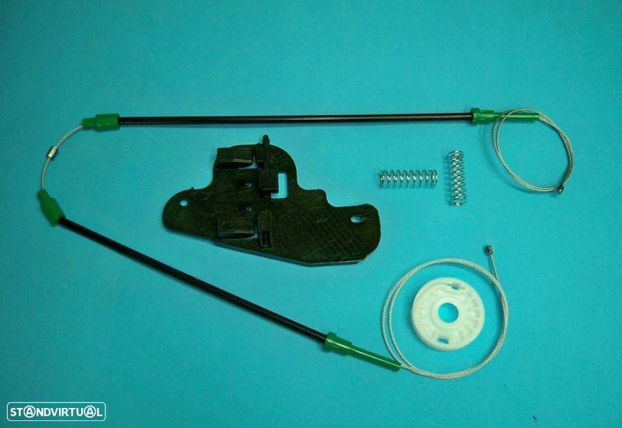 Kits clips reparação elevadores vidros Audi Bmw Seat Renault Peugeot Ford Citroen Fiat Skoda Vw NOVO - 7