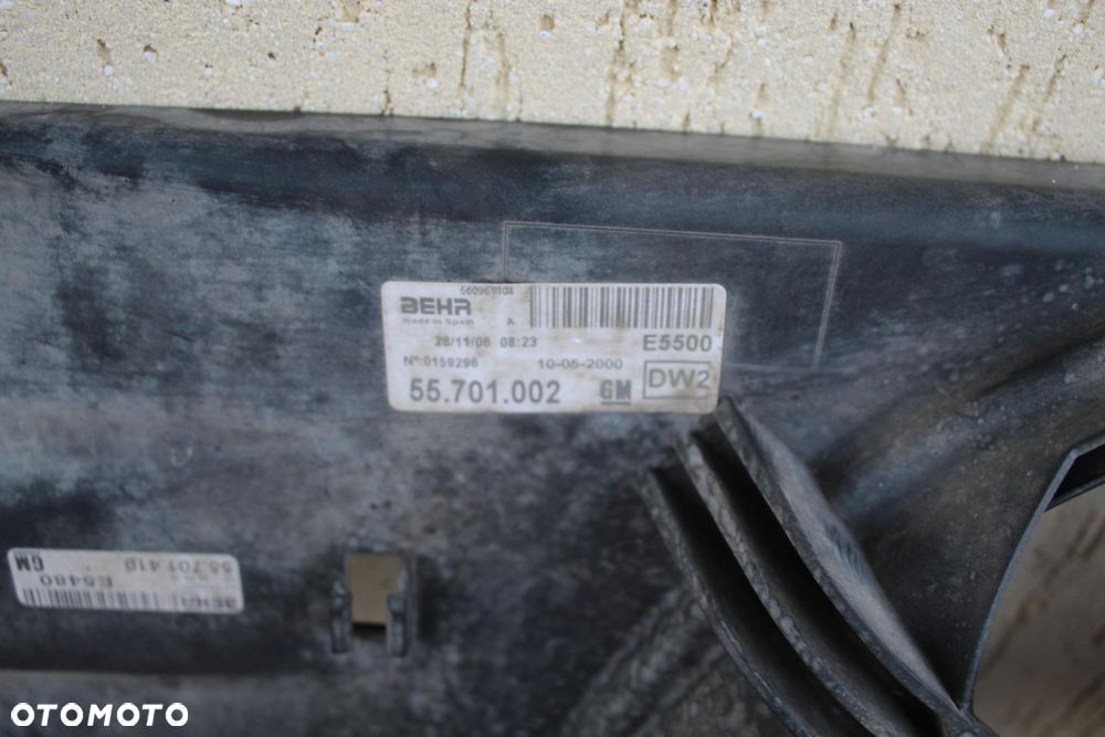 WENTYLATOR CHŁODNICY OPEL CORSA D 1.0 55701002 - 5