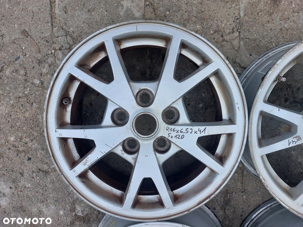 OPEL INSIGNIA FELGI ALUMINIOWE R16 6.5J ET41 5X120 ORYGINAŁ PROSTE ! - 3