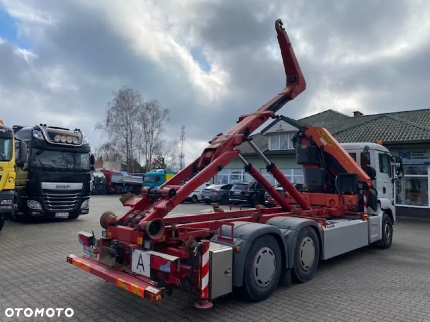 MAN TGS 26.480 6X4 EURO 6  hakowiec MEILLER RK 20.65TS z żurawiem PALFINGER PK34002-SH - 22